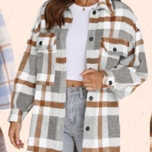 Plaid shacket (plaid shirt)